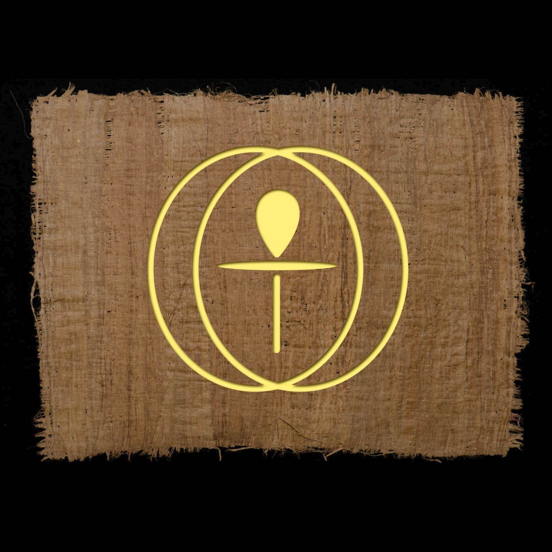 3D ANKH LOGO - PAPYRUS 02